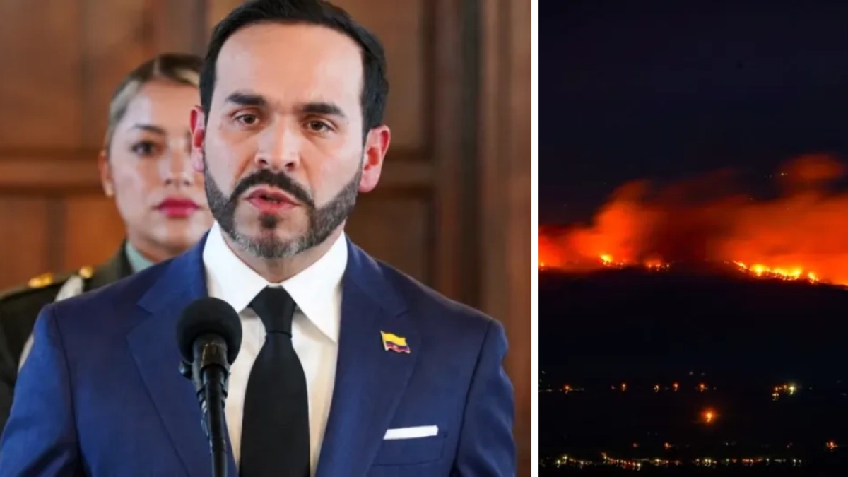 Presidente Abelardo De la Espriella advierte que incendios forestales en Tolima estarían siendo provocados deliberadamente: 'He ordenado contundencia'