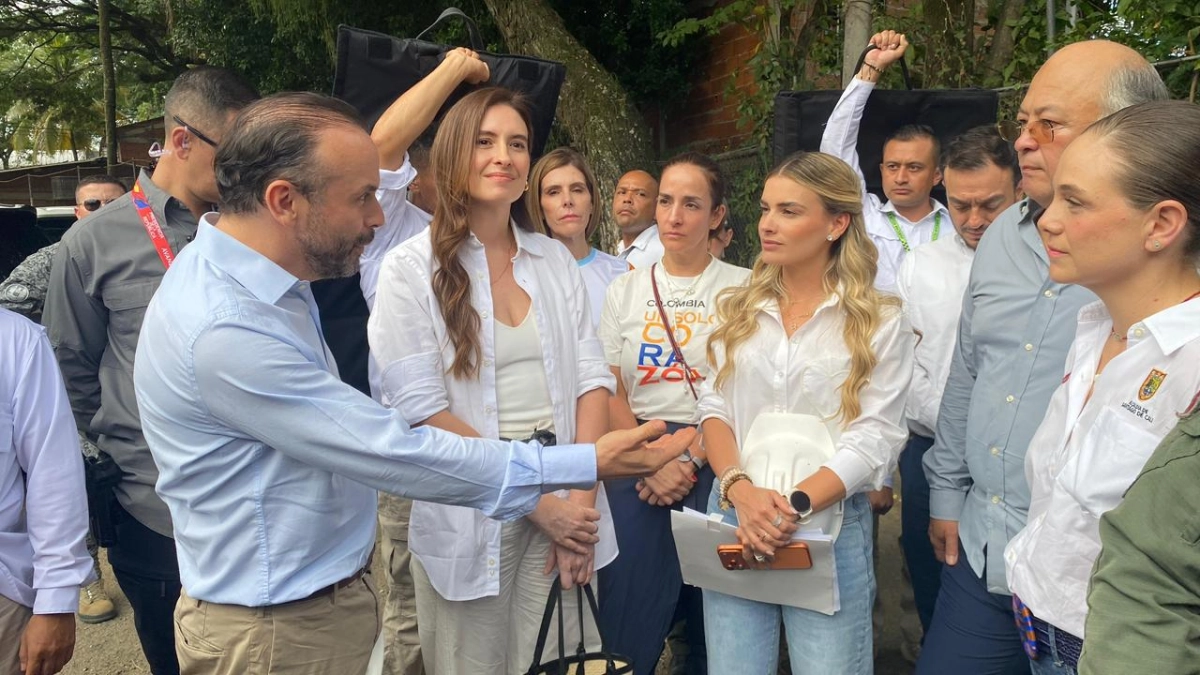 El alcalde de Cali, la gestora del distrito y la primera dama del país anuncian alianzas para impulsar la reconstrucción tras el terremoto