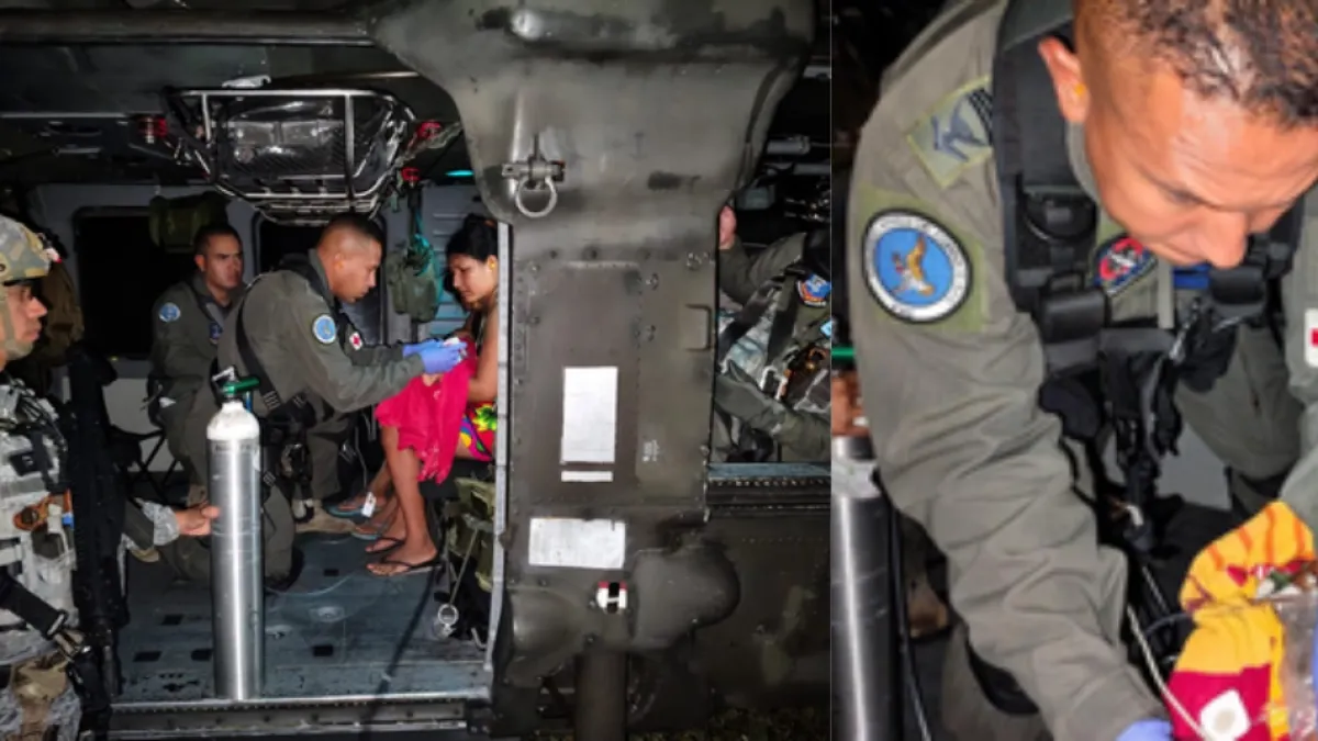 Bebé indígena herido con múltiples impactos de arma de fuego en Chocó fue trasladado en helicóptero para recibir ayuda: esto se sabe