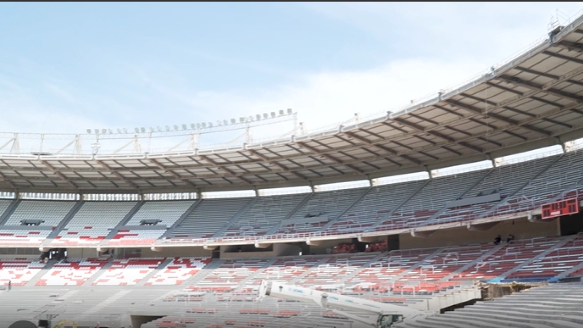 Metropolitano de Barranquilla arranca montaje de pantalla 360° y otra gigante en Murillo