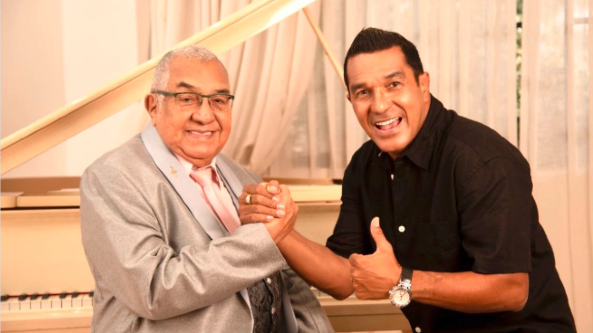 Checo Acosta fue a visitar a su padre Alci Acosta a la clínica donde está hospitalizado en Barranquilla: hay novedades positivas de su estado de salud