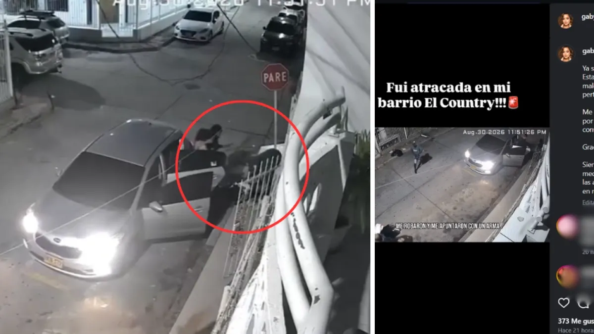 Violento atraco armado a candidata al Reinado de la Independencia y su madre en el barrio El Country de Cartagena quedó grabado en video