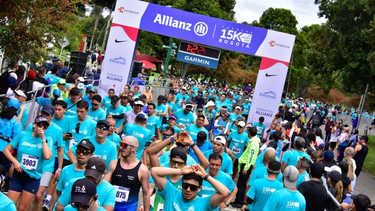 Rubén Barbosa y Leidy Lozano, los flamantes campeones de la Allianz 15K en Bogotá