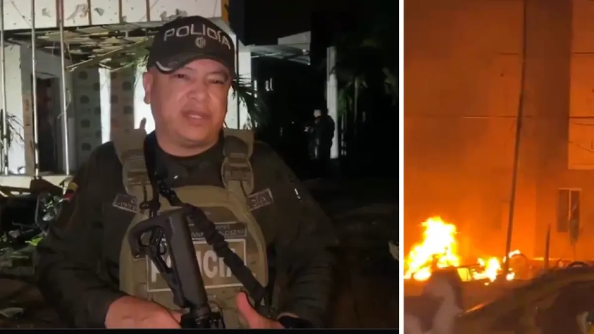 Esta sería la ruta del 'taxi bomba' contra la estación de Los Patios en Cúcuta: Policía investiga si el vehículo fue trasladado desde Venezuela