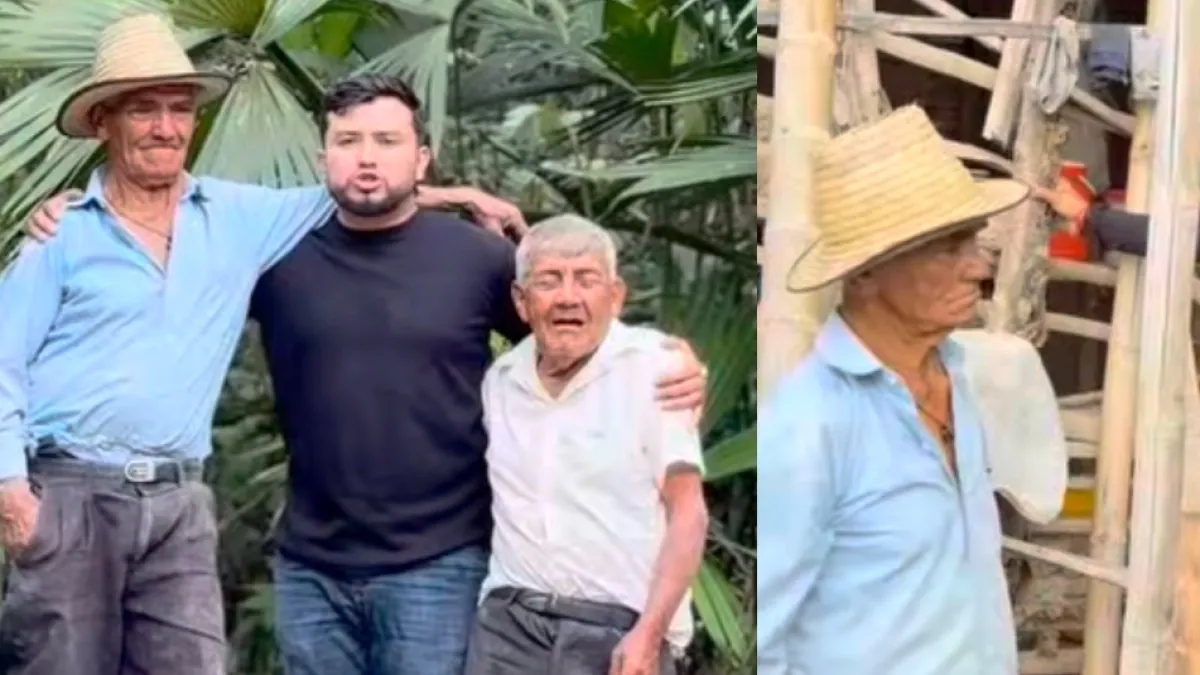 El barbero que decidió cambiar la vida de Gerardo y Ananías, dos abuelitos abandonados en las montañas del Huila: ‘Este es el regalo de vida’
