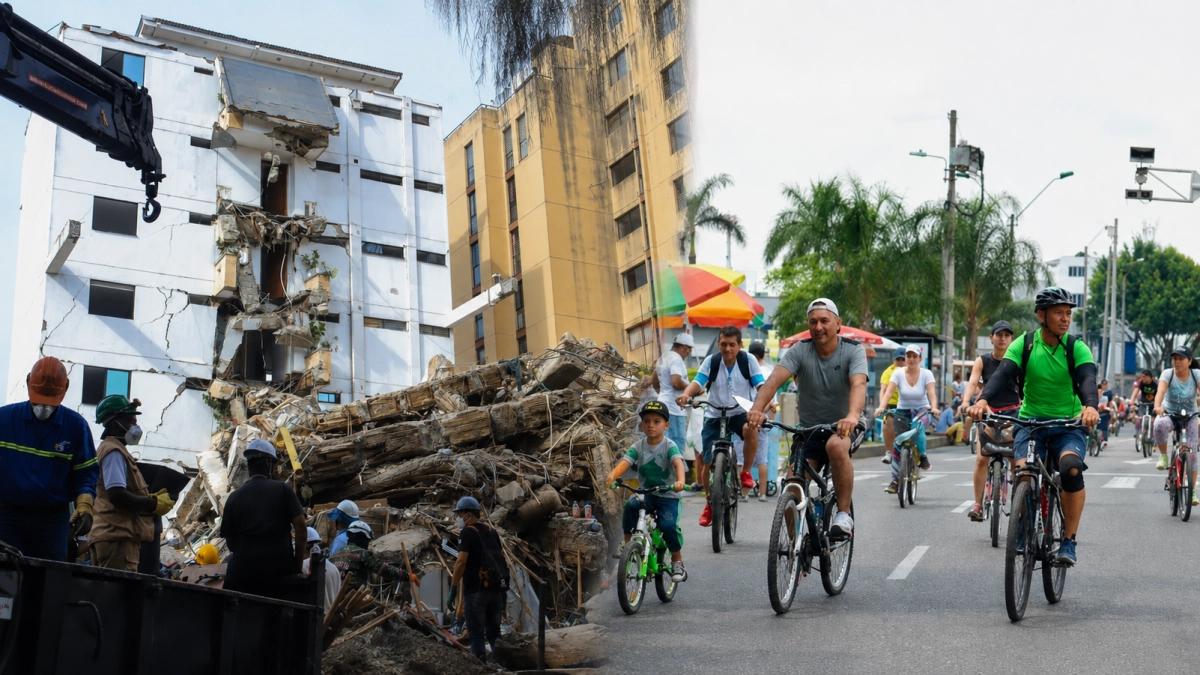 Retorno de la Ciclovida en Cali queda a la espera de un concepto de seguridad tras el terremoto del 10 de agosto