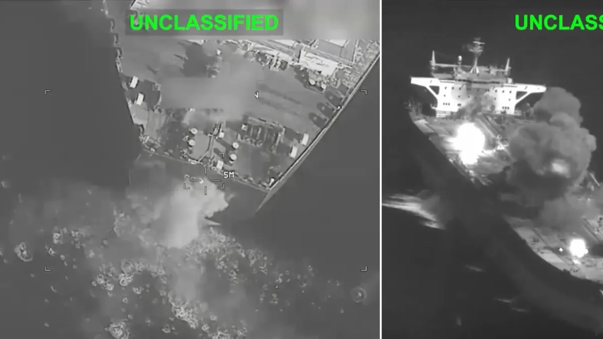  Video | Estados Unidos ataca tres petroleros iran&iacute;es en respuesta a un bombardeo de Teher&aacute;n...