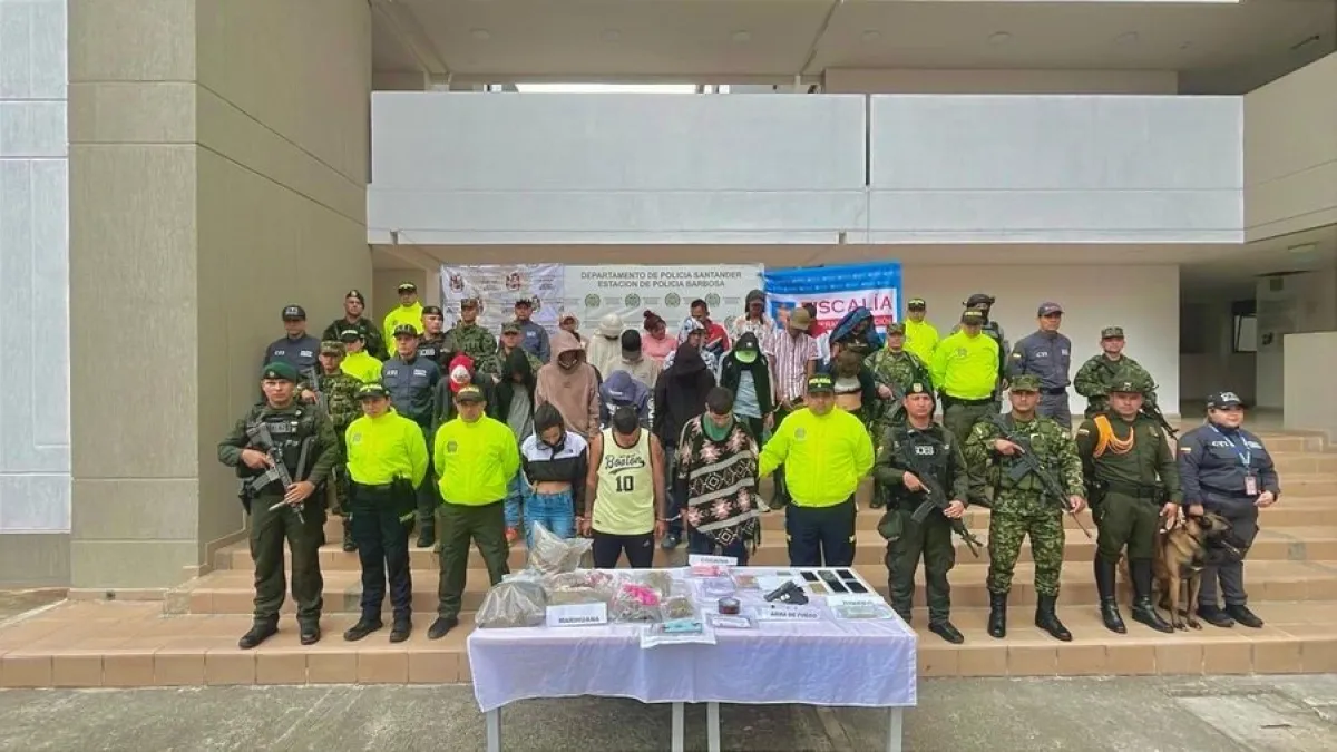 Golpe al narcotráfico en Santander: el presidente Abelardo De La Espriella se refirió a 22 capturados de la banda 'los Necios'