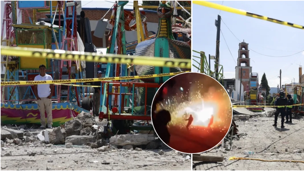 Al menos 10 muertos y 64 heridos deja explosión de pirotecnia durante fiestas patronales en Temascalcingo, México