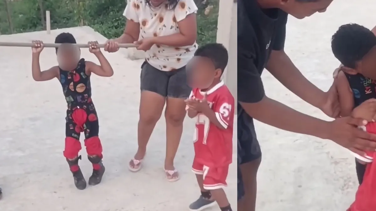 El pequeño de 5 años que se convirtió en la fuerza de su gemelo durante su tratamiento de rehabilitación por parálisis cerebral: ‘¡Vamos hermanito!’
