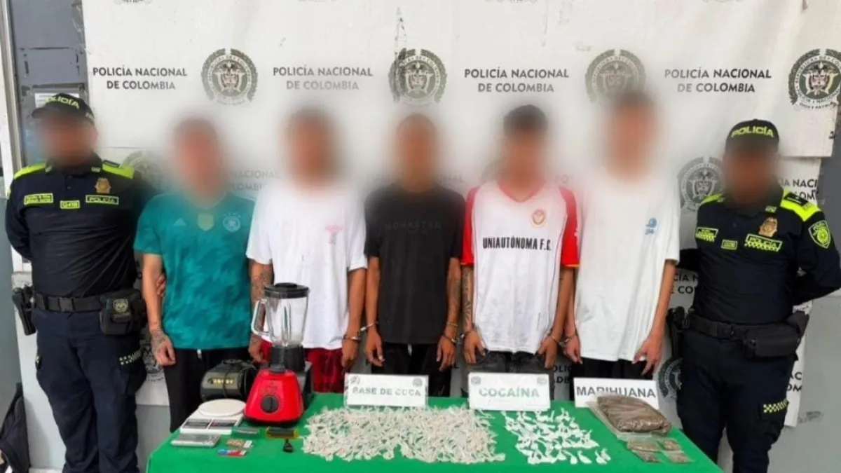 Duro golpe a ‘Los Del Puerto’, presunta red de microtráfico en Puerto Colombia: generarían una renta ilícita cercana a los 10 millones mensuales