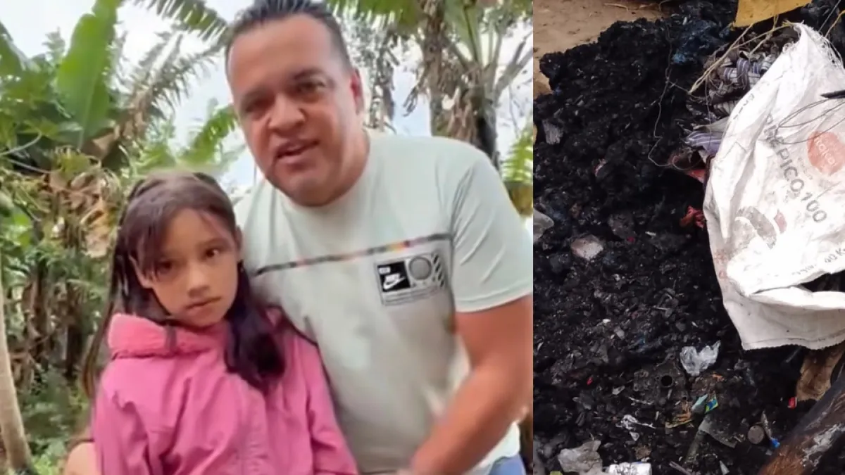 Familia lo perdió todo en un incendio ocurrido en un pueblo del Tolima: sus niñas necesitan camas, ropa, útiles y juguetes para volver a empezar
