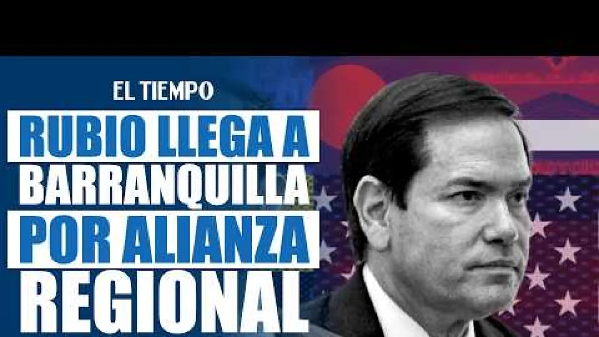 Ley seca, alerta amarilla y cierres viales en Barranquilla por la visita de Marco Rubio este 8 y 9 de septiembre