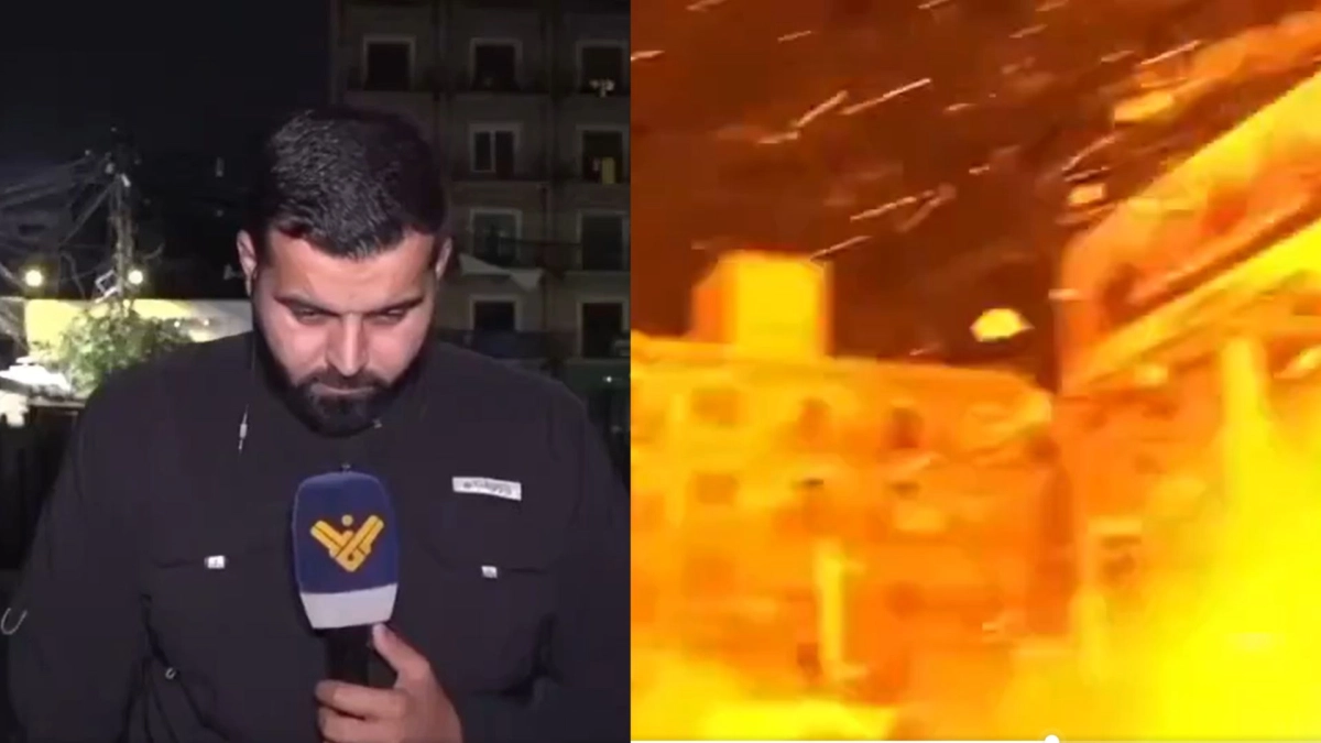 Video: explosión sorprende a periodista y camarógrafo durante ataque israelí en Líbano; ambos fueron trasladados al hospital