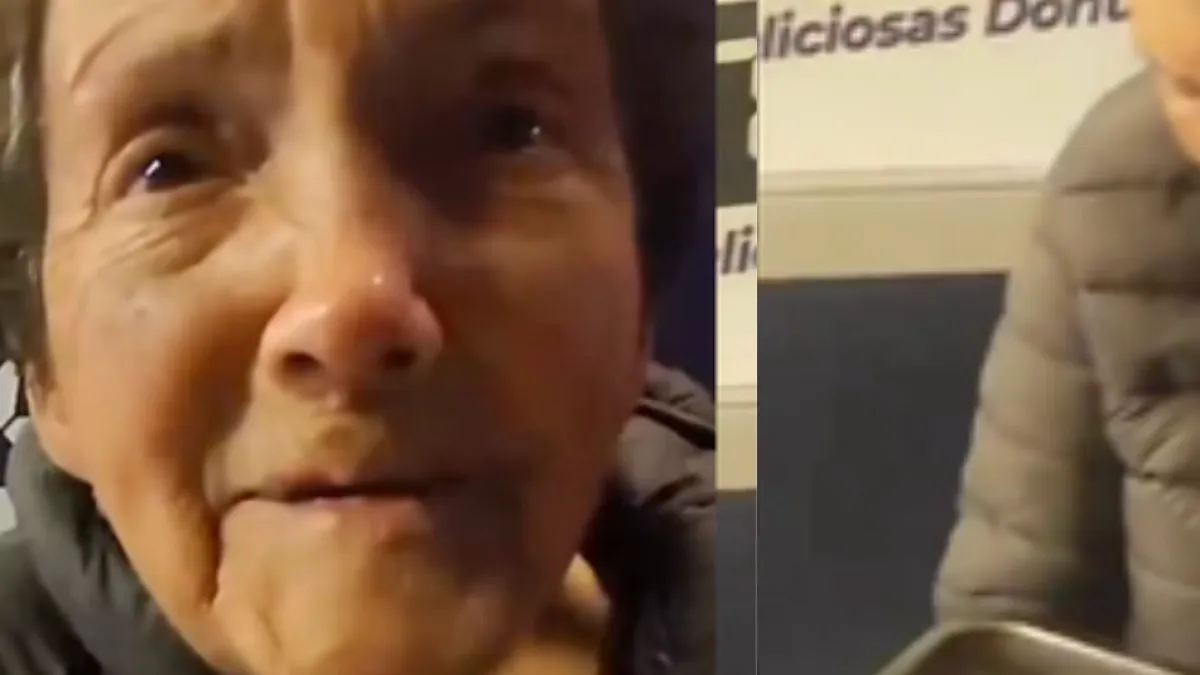 Anciana de 87 años con Párkinson vende empanadas en el Metro de Santiago, Chile: 'Voy a cumplir mi sueño de vivir cerca de mis nietos'