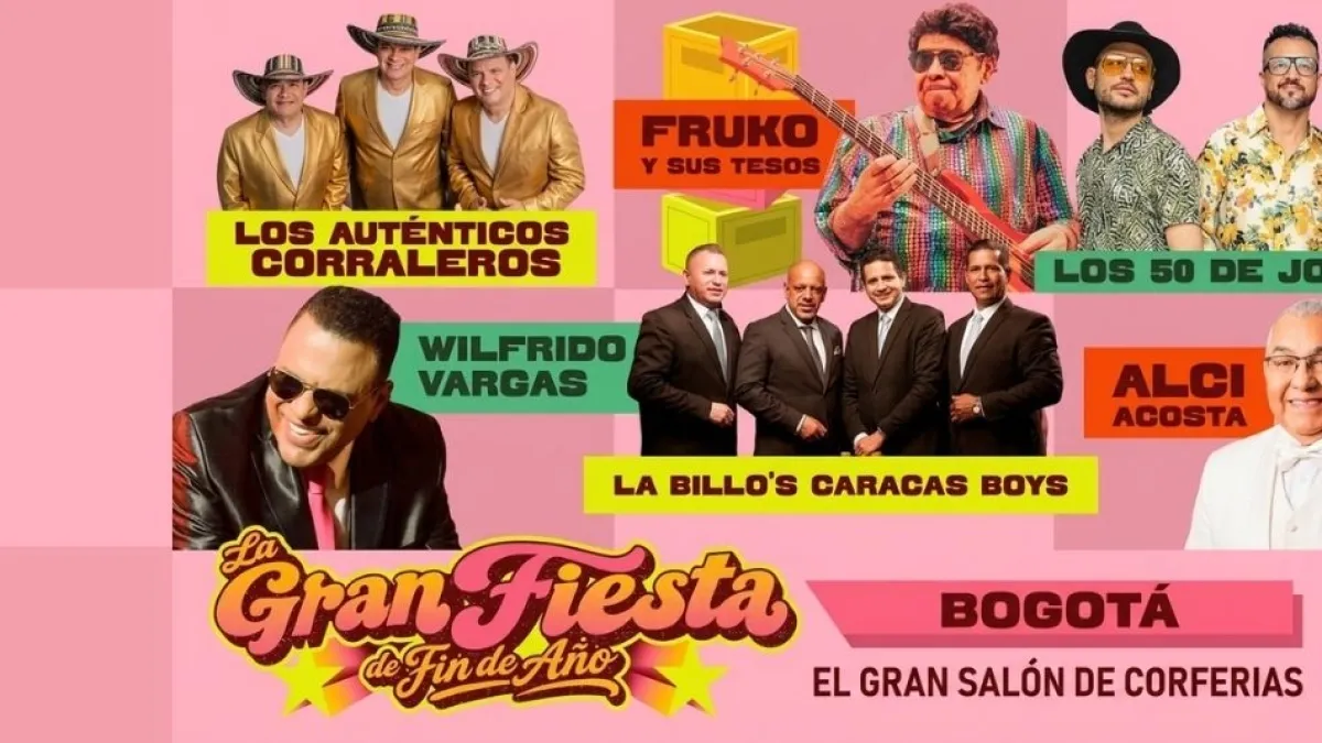 Se acerca La gran fiesta de fin de año: fecha, lugar y lo que se sabe del concierto en Bogotá