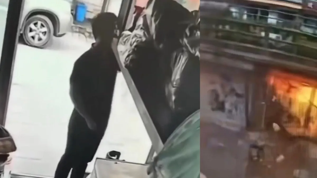 Encendió la luz de una tienda sin darse cuenta que había una fuga de gas y provocó una explosión: salió disparado y quedó sin ropa