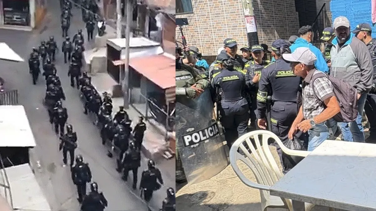 En video: Tensión en Manrique por operativo de evacuación de familias de 73 viviendas en zona de alto riesgo de la quebrada La Tebaida