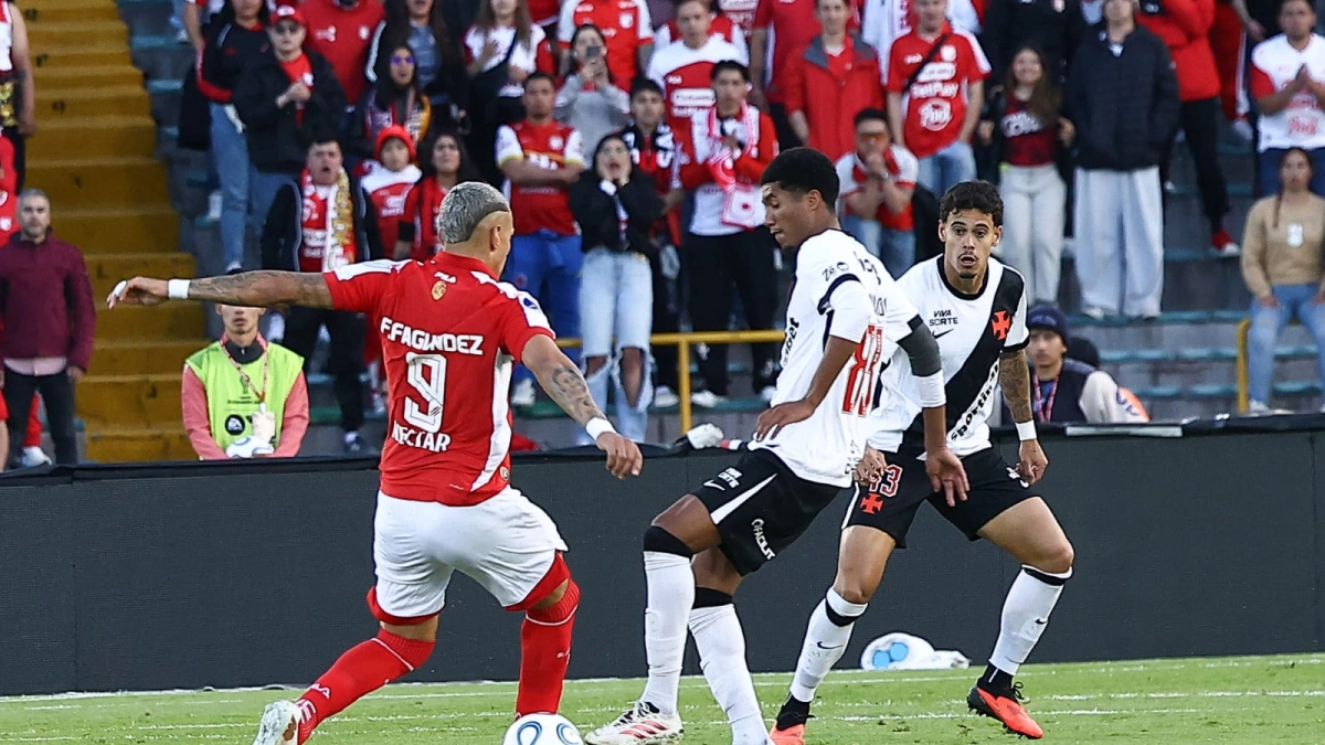 Santa Fe tropieza en la Sudamericana y cede un peligroso empate en casa contra Vasco da Gama: le toca ir a Brasil a buscar su gesta