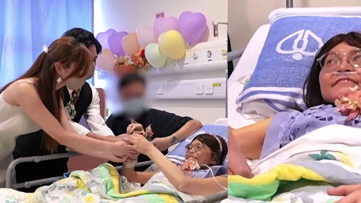 Madre con cáncer cumplió el sueño de ver a su hija casarse: llevaron la boda hasta su cama del hospital