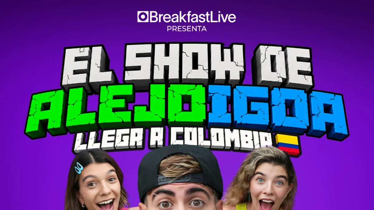 Alejo Igoa llevará su universo digital al Movistar Arena de Bogotá