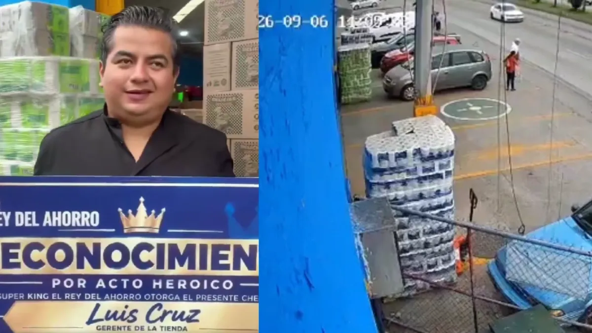 Luis Cruz, el empleado que salvó a una niña de ser arrollada en México, recibió un premio de 1.184 dólares de su empresa: ‘Fue por instinto’