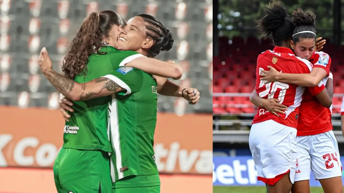 Santa Fe y Nacional completaron el cuadro de las semifinales de la Liga Femenina: habrá clásico bogotano por un cupo a la final