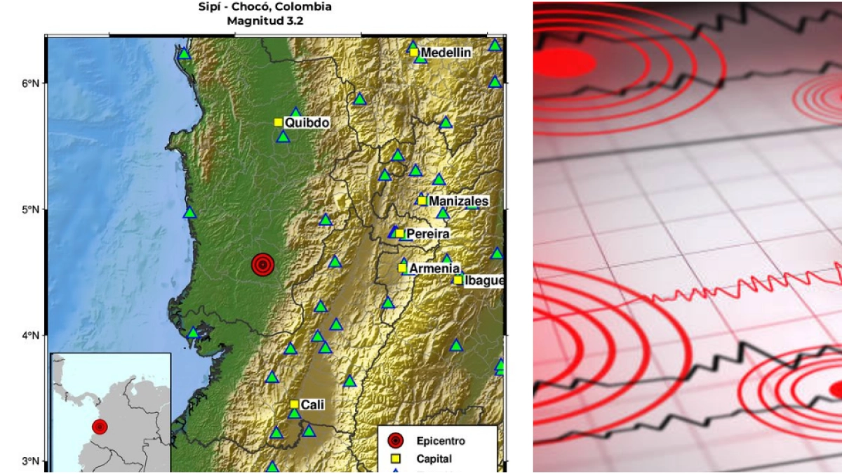 Temblor hoy en Colombia | Reportan sismo en Chocó la noche de este sábado 12 de septiembre: epicentro y profundidad