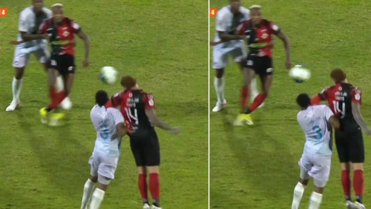 Fuerte polémica por decisión arbitral en Cúcuta vs Millonarios, tras duro impacto en la cabeza de Samuel Martín