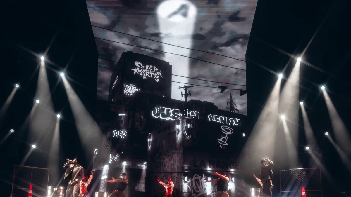Lenny Tavárez y Justin Quiles pusieron a bailar al Movistar Arena en Bogotá