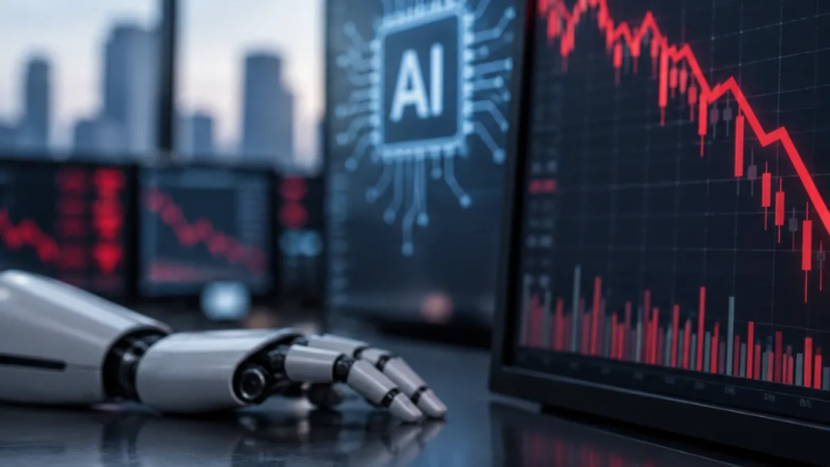 Alerta en los mercados: acciones vinculadas a la inteligencia artificial caen tras advertencias de líderes del sector
