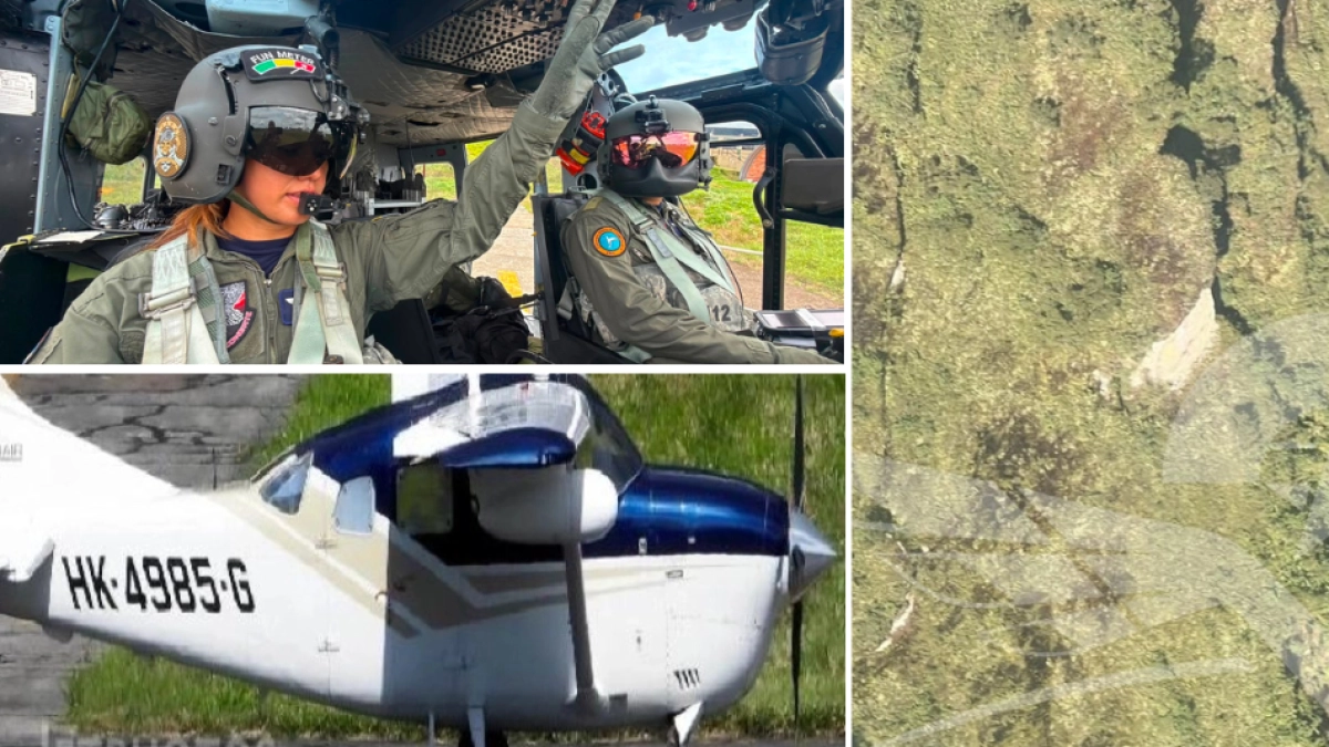 Fuerza Aérea anuncia que localizó indicios de avioneta desaparecida en ruta Condoto-Guaymaral: fotos del lugar donde estarían restos de la aeronave