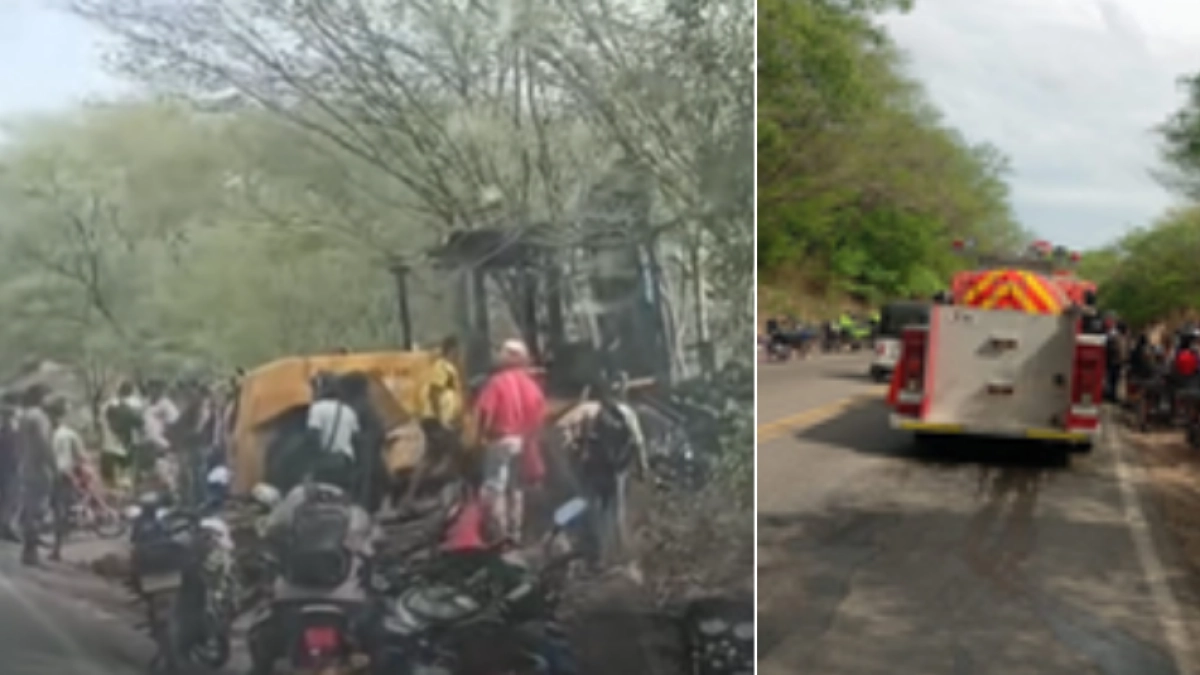 Pareja que iba en moto murió arrollada por maquinaria pesada en La Guajira: dejan tres pequeños