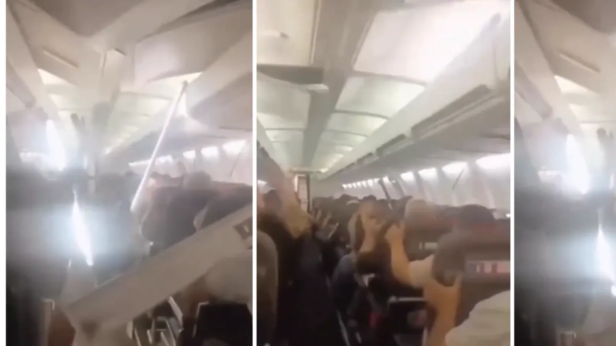 Video | Pasajeros vivieron momentos de tensión cuando un avión Boeing 737 sufrió una emergencia tras despegar del aeropuerto de Mashhad, Irán