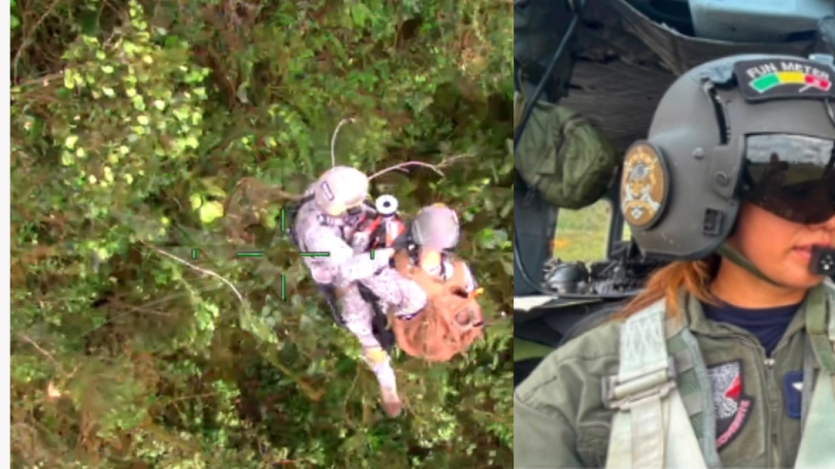 Fuerza Aérea insertó equipo especial de rescate en inmediaciones del Parque Tatamá para ubicar a pasajeros del avión accidentado en la selva del Chocó