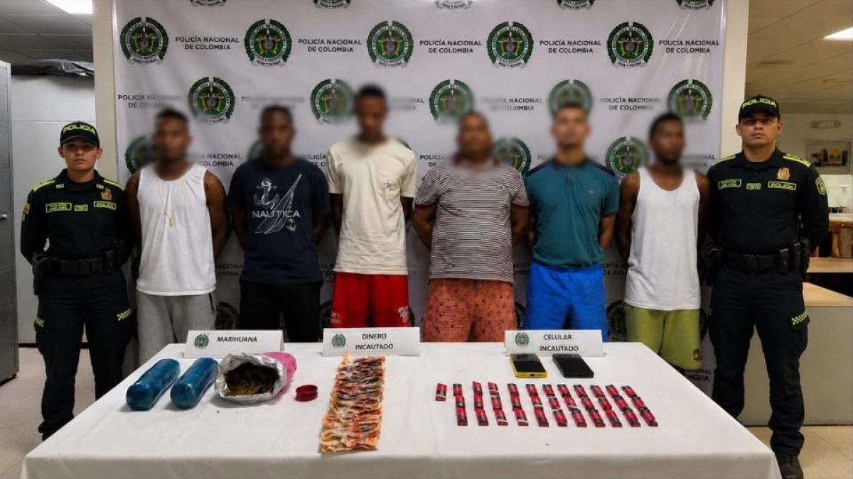 Golpe a la delincuencia en Cartagena: la Policía desarticuló a la banda 'Los Dinos Duros', señalados de cometer delitos sexuales y hurtos violentos