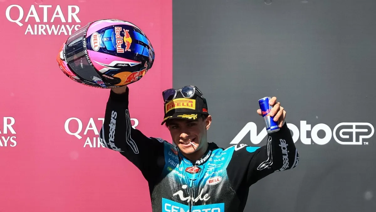 David Alonso, intratable en Moto2: corrió al límite en Spielberg y terminó en el podio del GP de Austria tras espectacular carrera