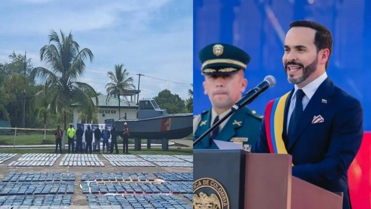 Presidente de Colombia, Abelardo De La Espriella, anunció golpe al narcotráfico en Turbo, Antioquia: incautaron más de cuatro toneladas de cocaína