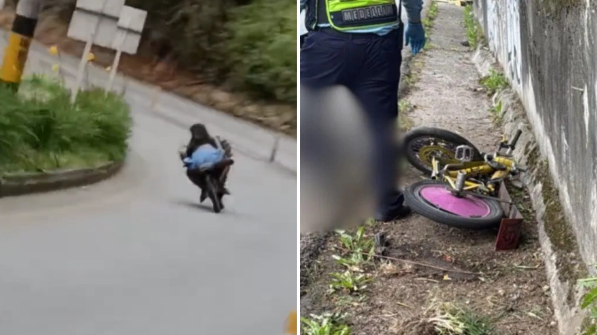 Un joven de 20 años murió tras sufrir un fuerte choque en la avenida Las Palmas, en Envigado, Antioquia, mientras que practicaba Gravity Bike