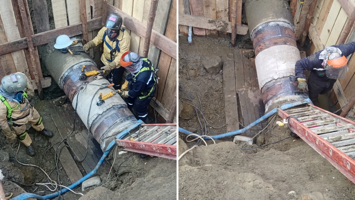 Miles de casas del nororiente de Medellín llevan más 17 horas sin agua por un daño en una tubería; EPM trabaja para restablecer el servicio