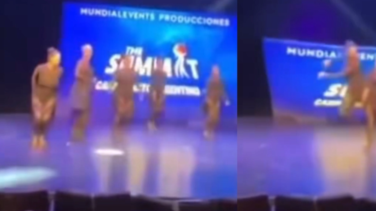 Video: pantalla gigante cayó sobre un grupo de bailarinas en medio del show y los organizadores se desligaron del accidente