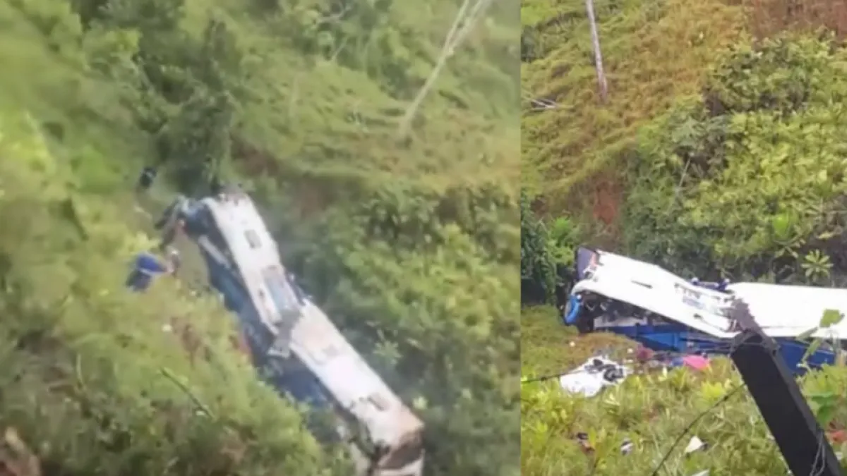 Video | Grave accidente en la vía Medellín-Puerto Berrío: bus con pasajeros cayó por un abismo y reportan heridos; esto se sabe