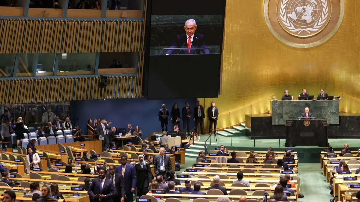 Decenas de delegaciones se retiraron durante discurso de Benjamin Netanyahu, primer ministro de Israel, en Asamblea de la ONU: así les respondió