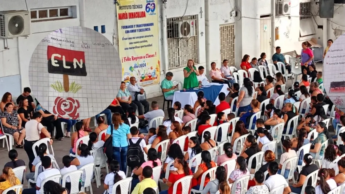 Rector del colegio donde profesora pidió dibujar banderas del Eln y las Farc aseguró que ya habló con la docente: el video podría estar editado