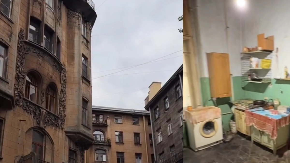 Viajó a Rusia y mostró cómo se ve un apartamento de clase baja: ‘¿Por qué viven en palacios?’