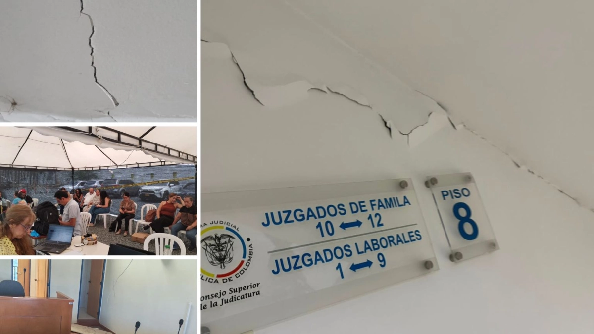 Videos | SOS por drama que aún viven trabajadores por grietas y más daños en Medicina Legal y el Palacio de Justicia de Cali tras el terremoto