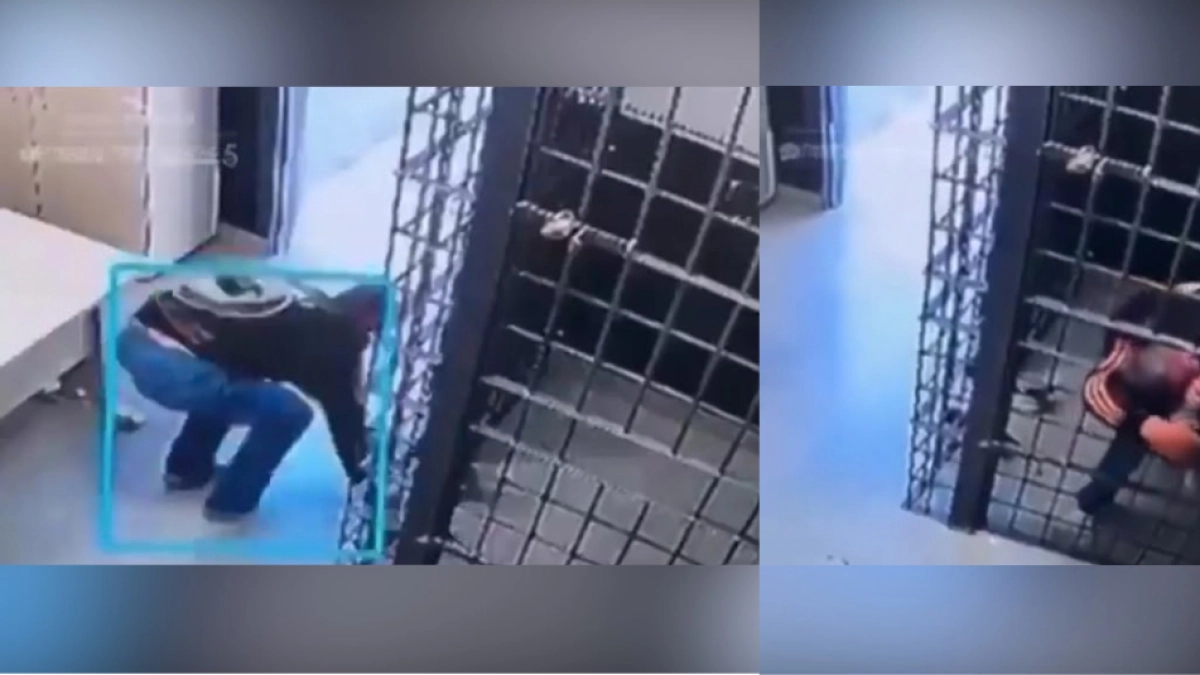 La razón por la que estaba preso el hombre que se escapó de una comisaría de Brasil tras pasar entre los barrotes de su celda: video captó su fuga