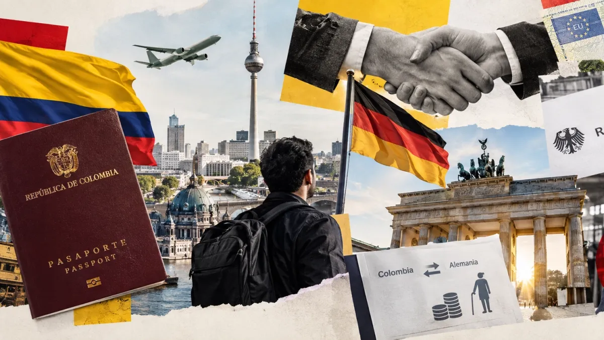 ¿Trabaja o quiere trabajar en Alemania? Este es el acuerdo que permitiría a colombianos conservar sus aportes pensionales​‌