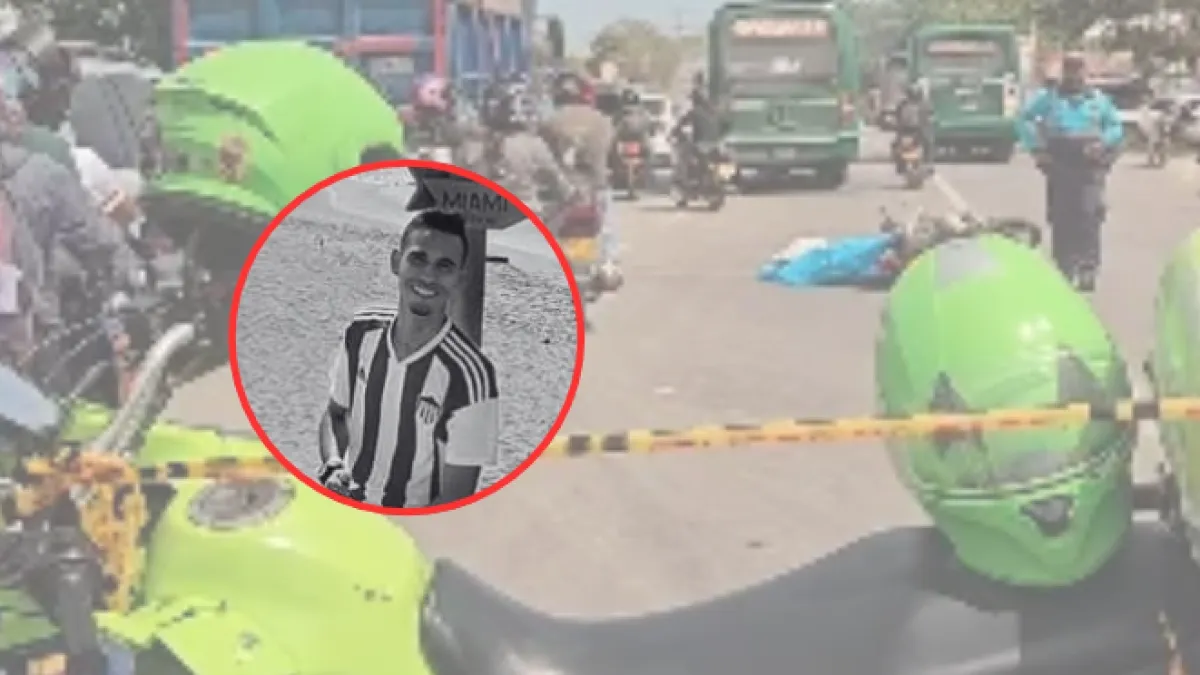 Barranquilla | Motociclista murió tras accidente con dos buses en la Circunvalar; su padre viajaba en uno de ellos y reconoció el cuerpo