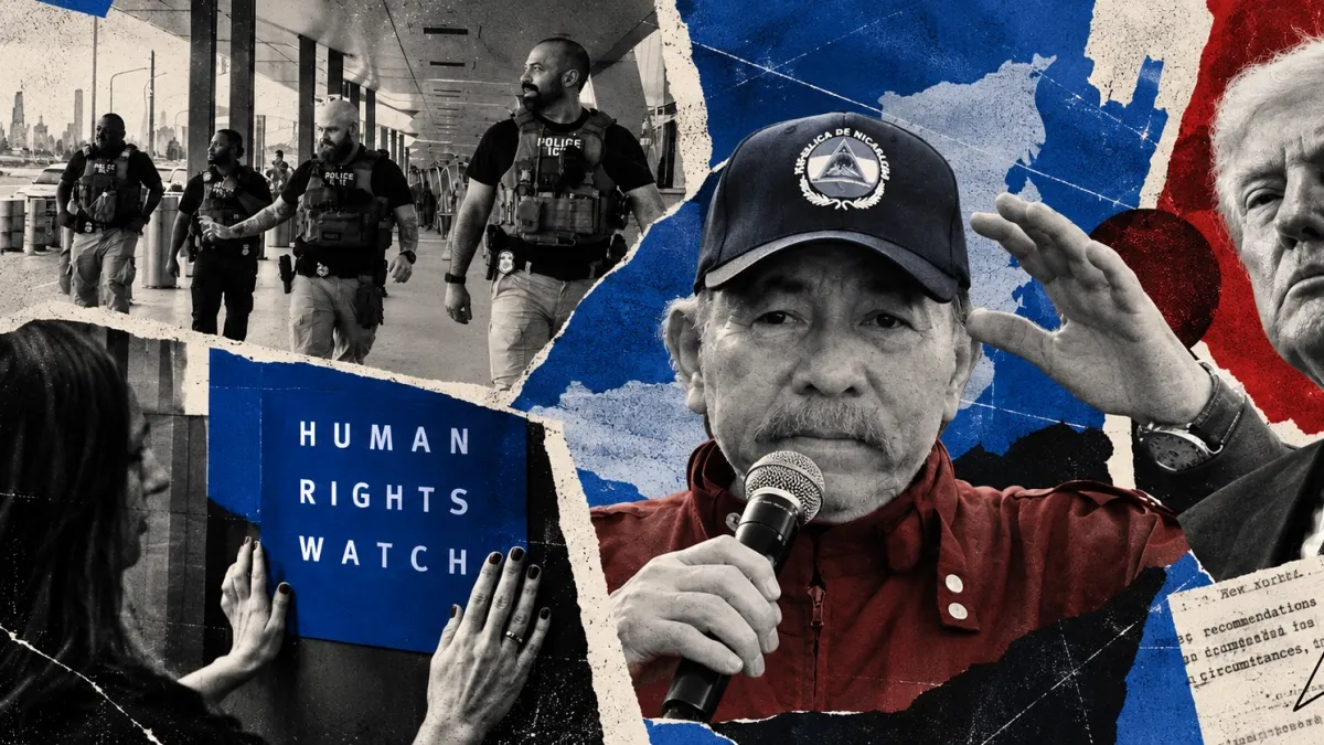 EE. UU. los recibió tras salir de las cárceles de Ortega en Nicaragua; ahora ICE los detiene y amenaza con deportarlos: denuncia HRW